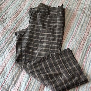 Danier Gray Dress Pants with Straight-Leg Design